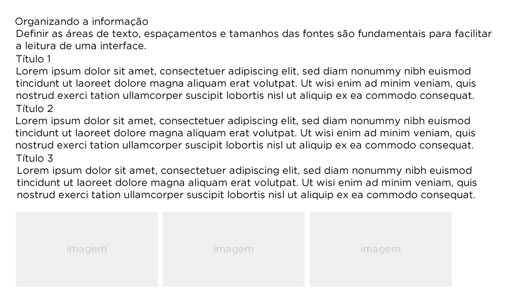 Animação mostrando o processo de organização da informação.