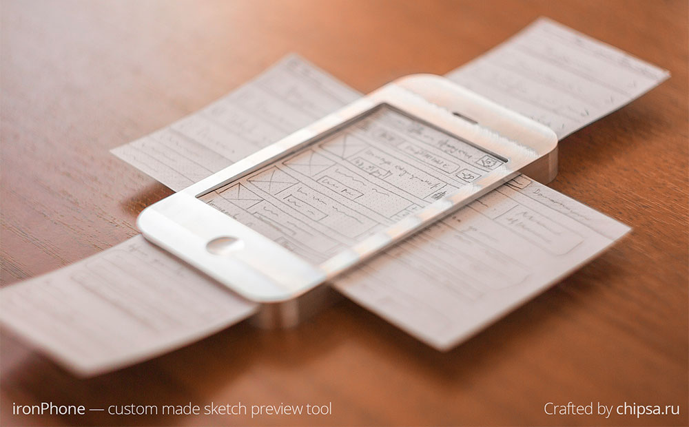 exemplo prototipo iphone mobile